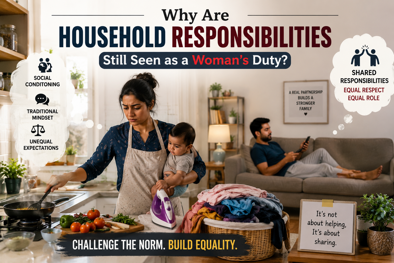 Why Are Household Responsibilities Still Seen as a Womans Duty
