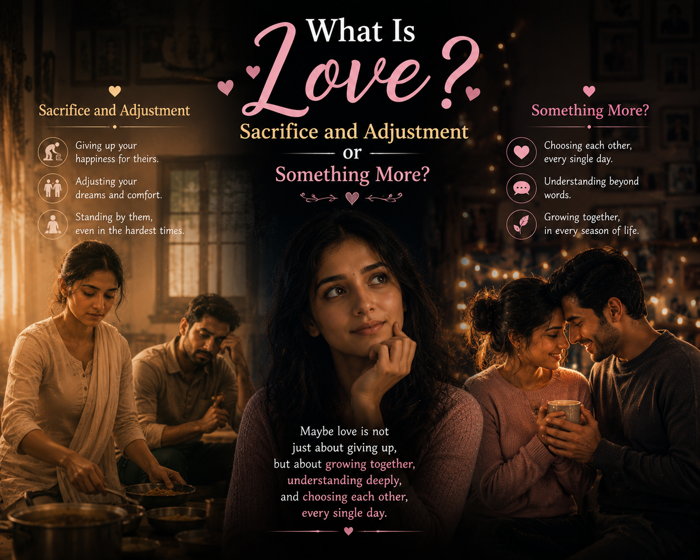 What Is Love? Sacrifice and Adjustment or Something More?
