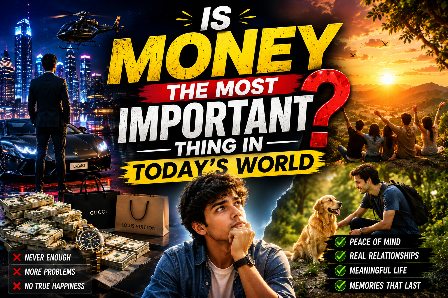 Is Money the Most Important Thing in Today’s World?