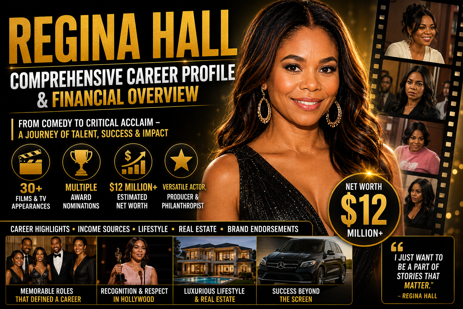 Regina Hall Comprehensive Career Profile and Financial Overview