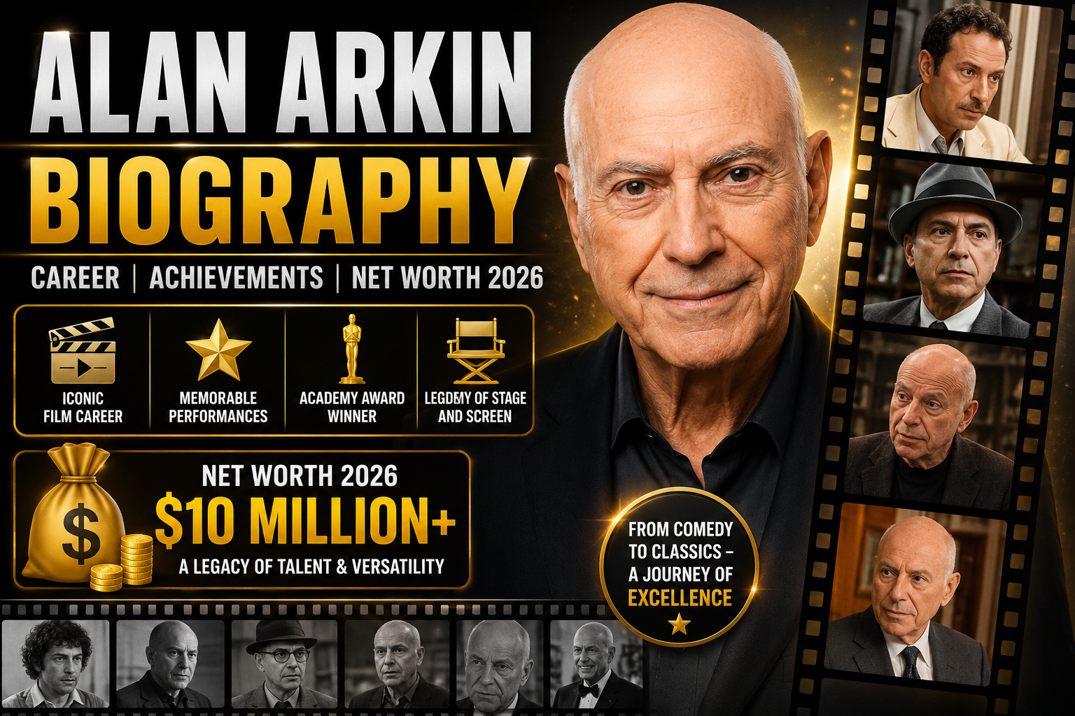 Alan Arkin Biography Career Achievements Net Worth 2026