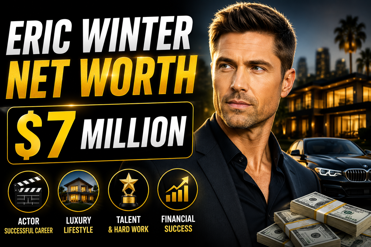Eric Winter Net Worth 2026: How the Actor Built His $7 Million Fortune