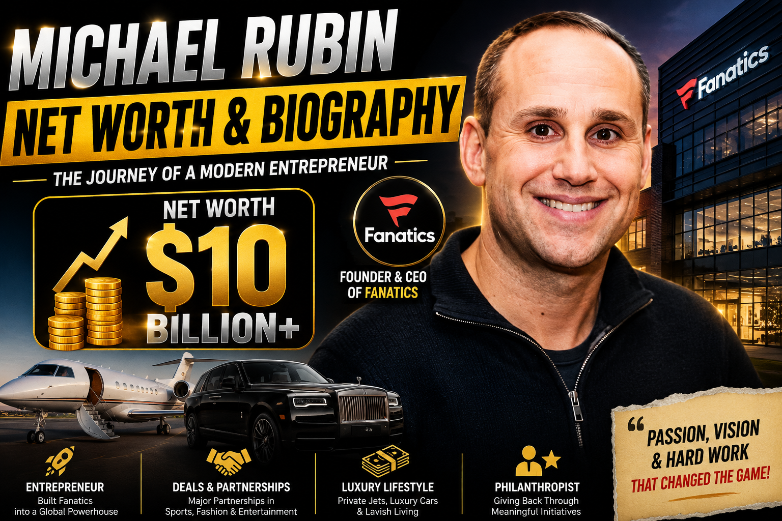 Michael Rubin Net Worth and Biography