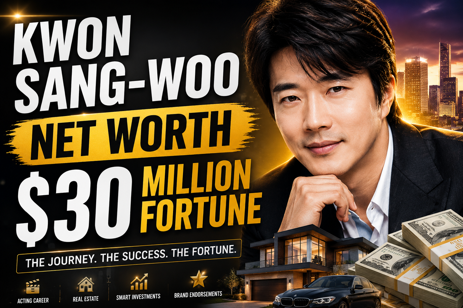 Kwon Sang-woo Net Worth 2026: How the Korean Star Built a $30 Million Fortune