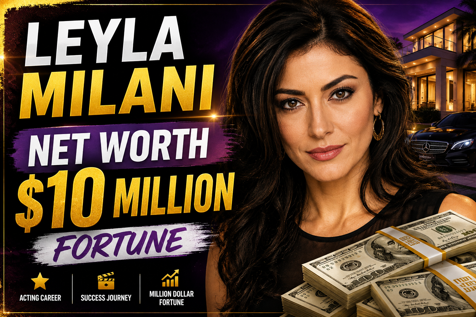 Leyla Milani Net Worth 2026: How the TV Star Built Her $10 Million Fortune