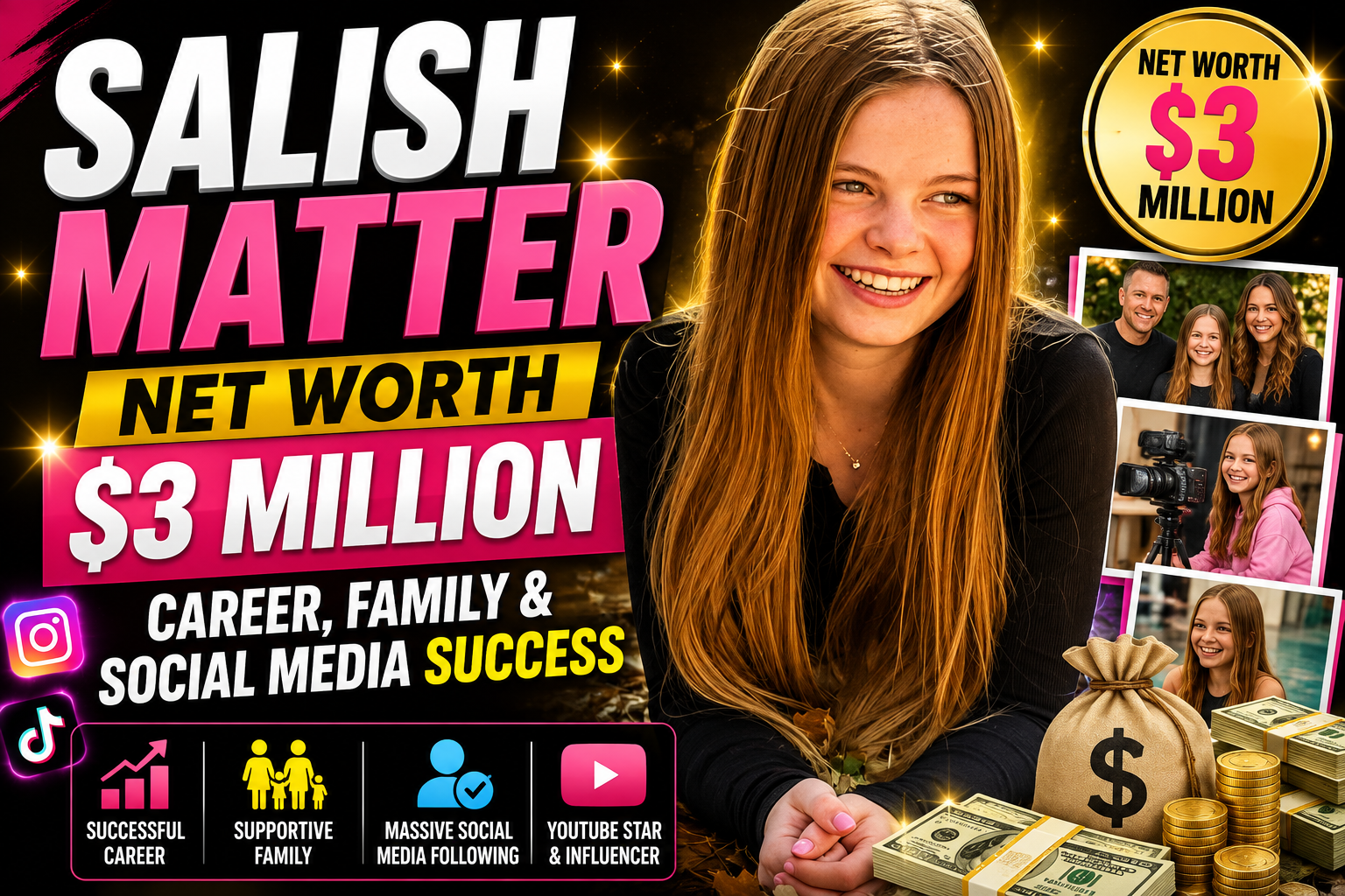 Salish Matter Net Worth $3 Million Career Family & Social Media Success